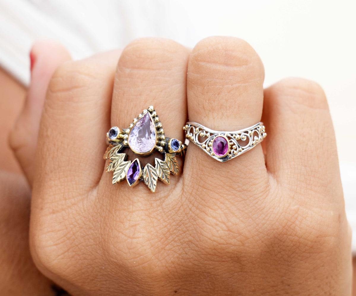 Anillo Pocahontas Morganita