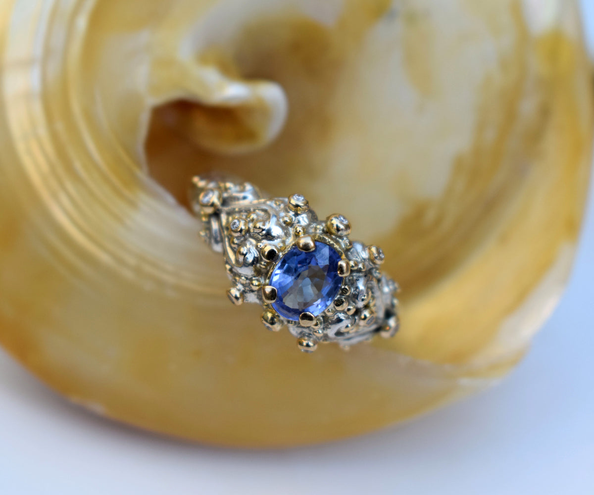 Anillo Elektra Tanzanita