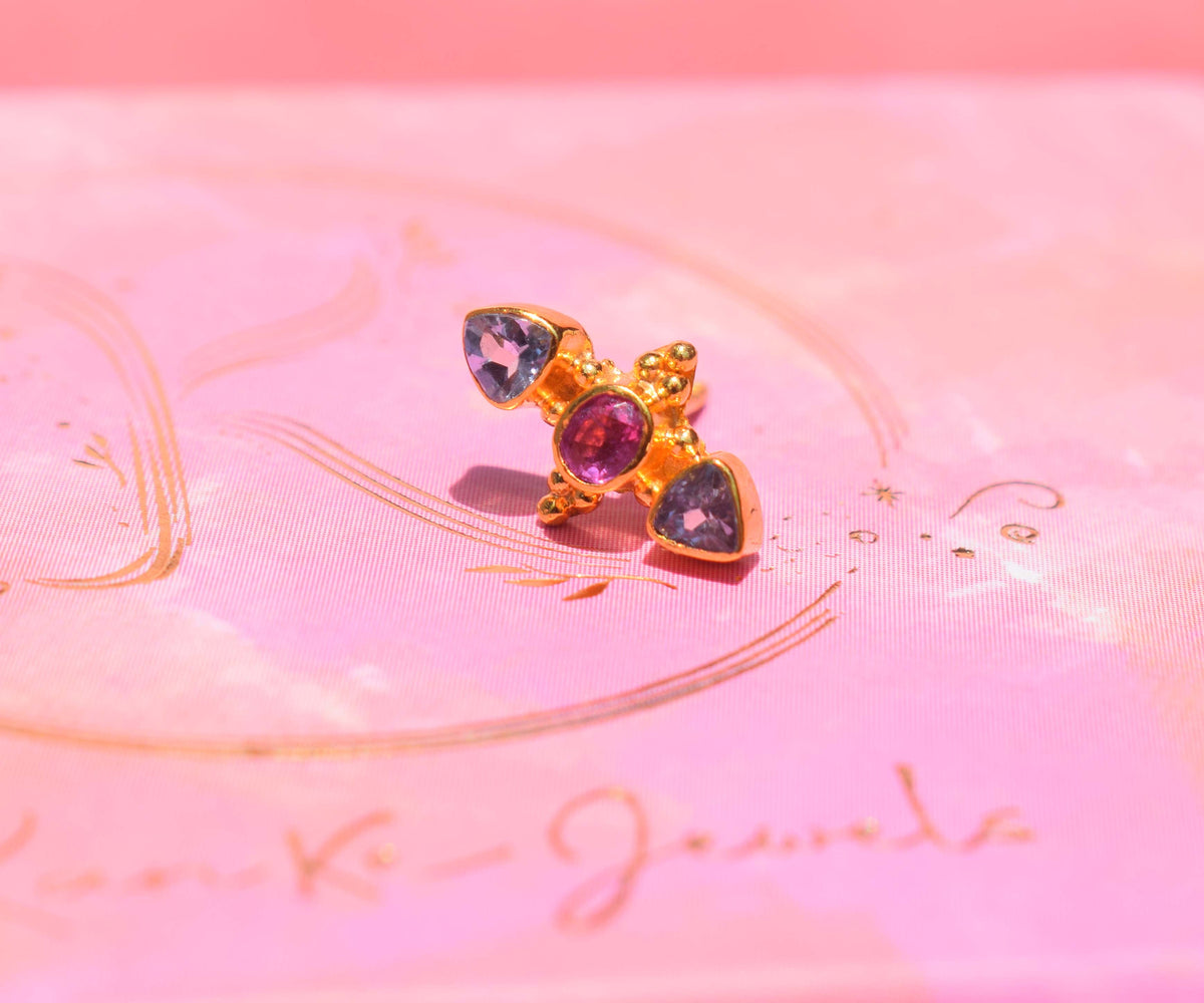 Solitario Brujula Tanzanita