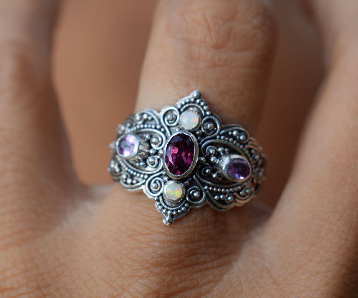 Anillo Kerala Rodolita