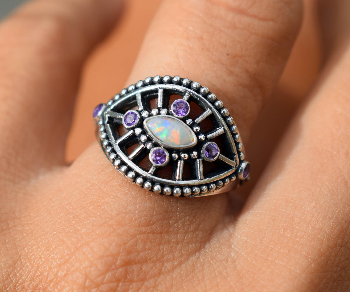 Anillo Tercer Ojo Ópalo