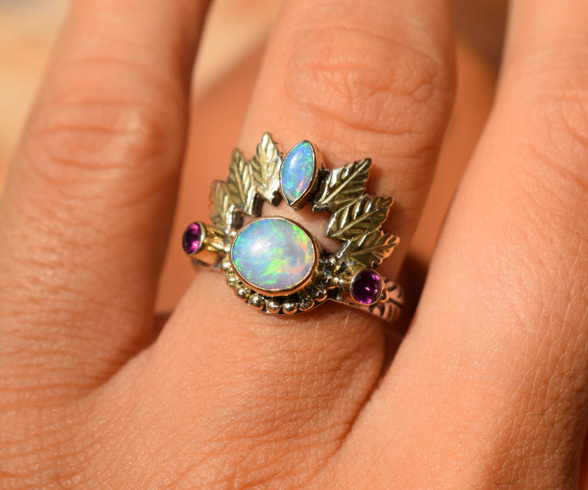 Anillo Pocahontas Opalo