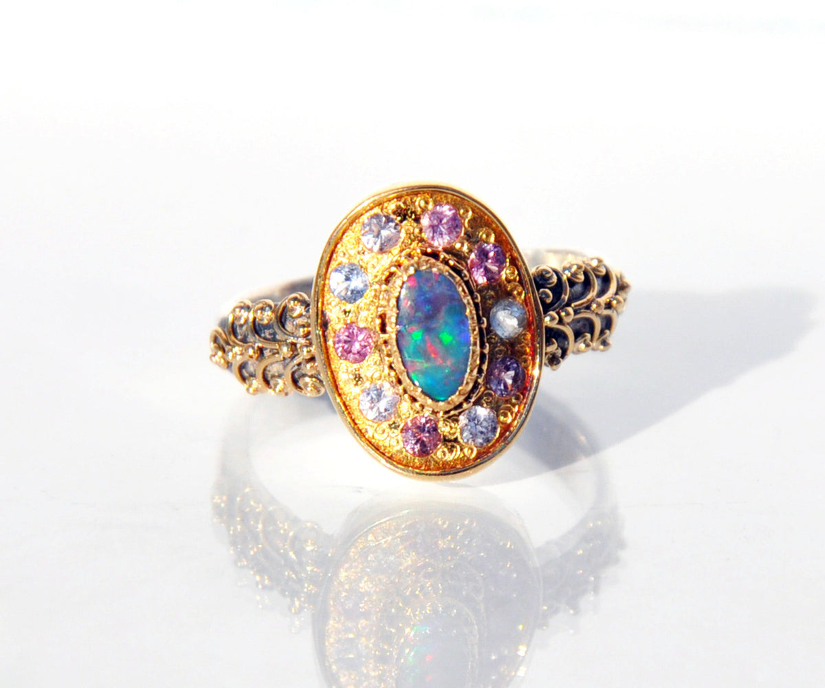 Anillo Rainbow Opalo