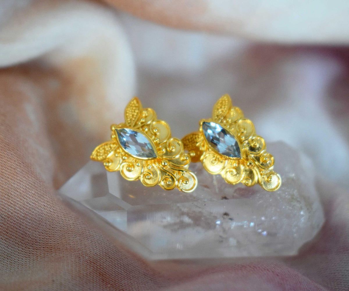 Aros Buterfly Aguamarina