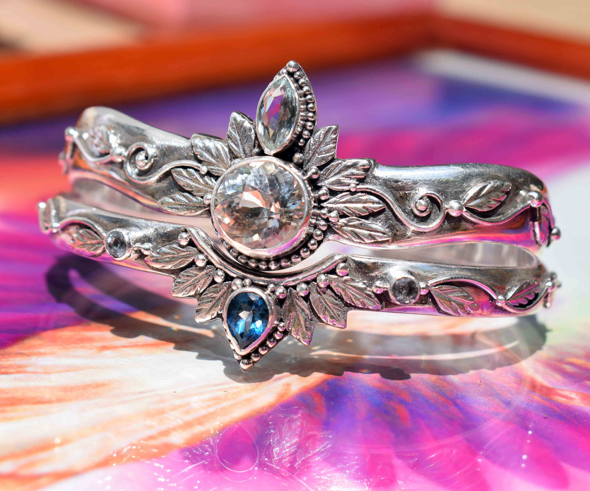 Pulsera Pocahontas Aguamarina