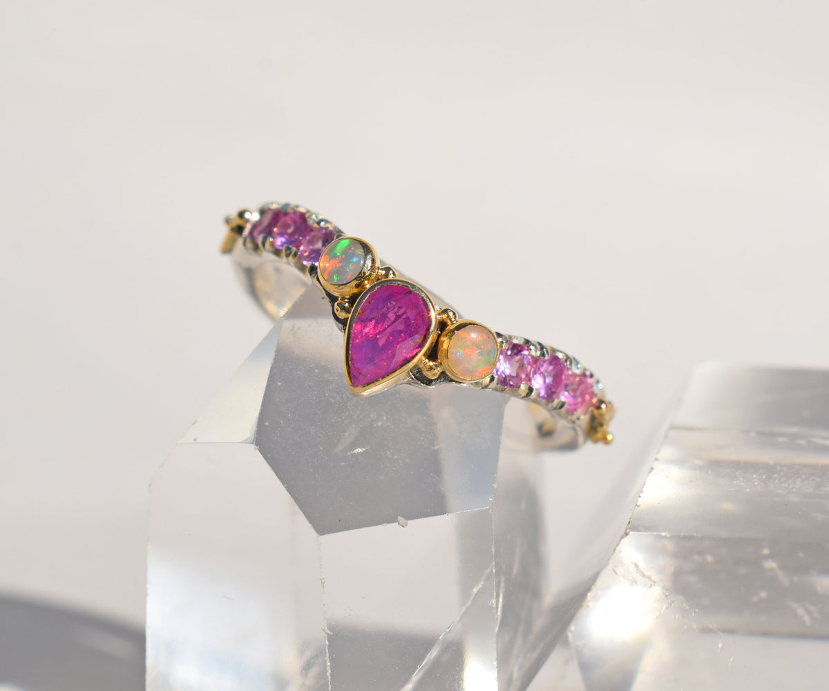 Anillo Eter Fusión Zafiro Pink