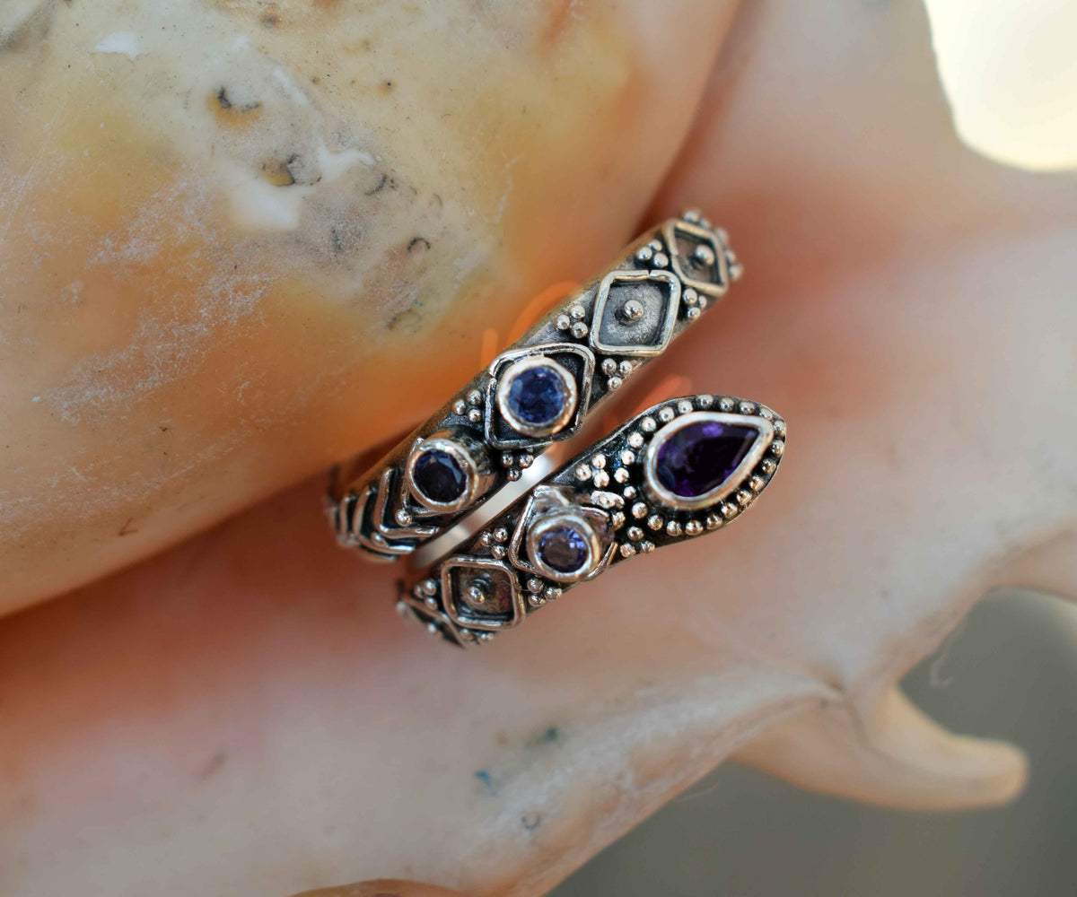 Anillo Kundalini Amatista