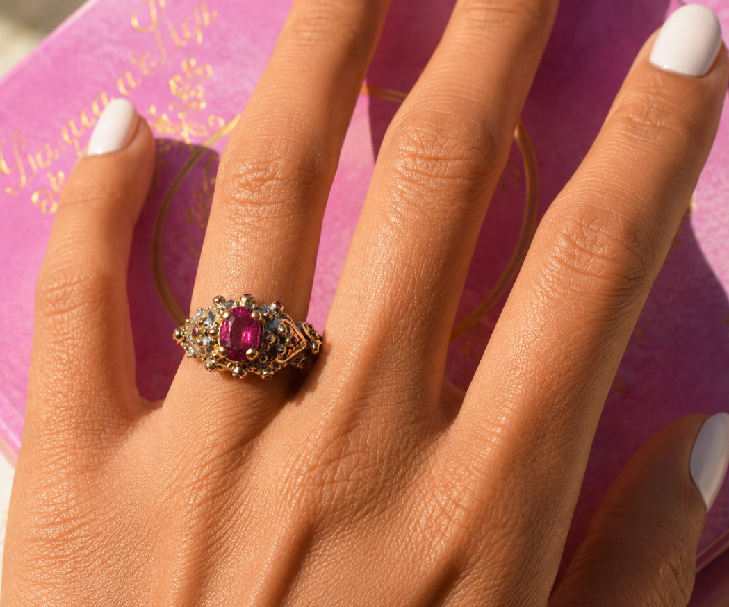 Anillo Elektra Turmalina