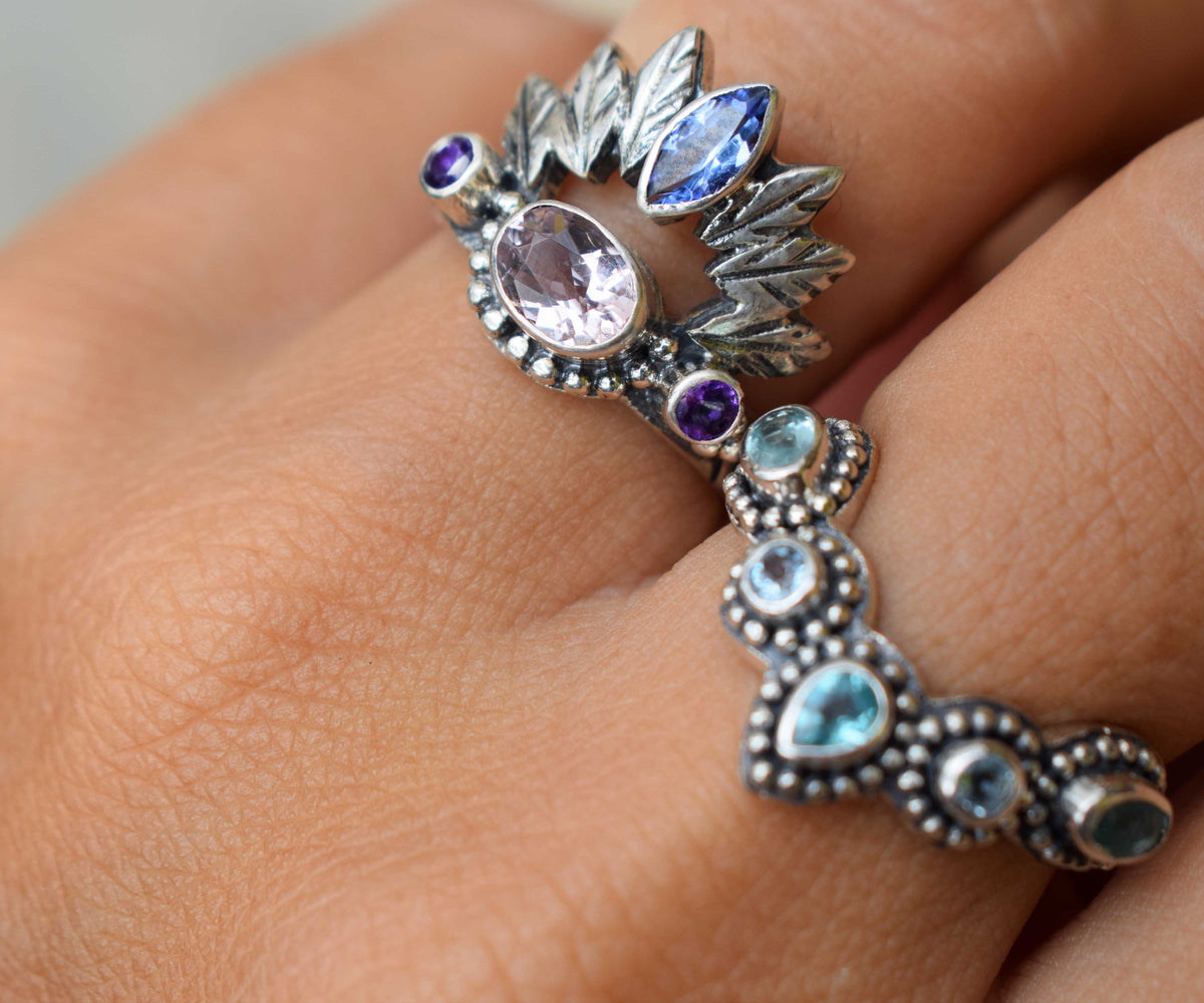 Anillo Pocahontas Morganita