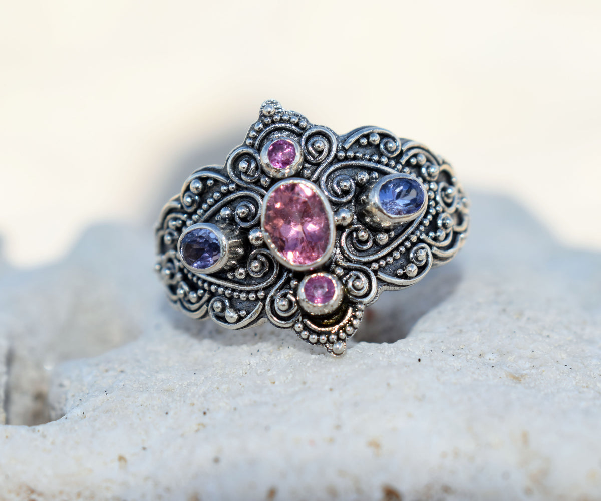 Anillo Kerala Turmalina