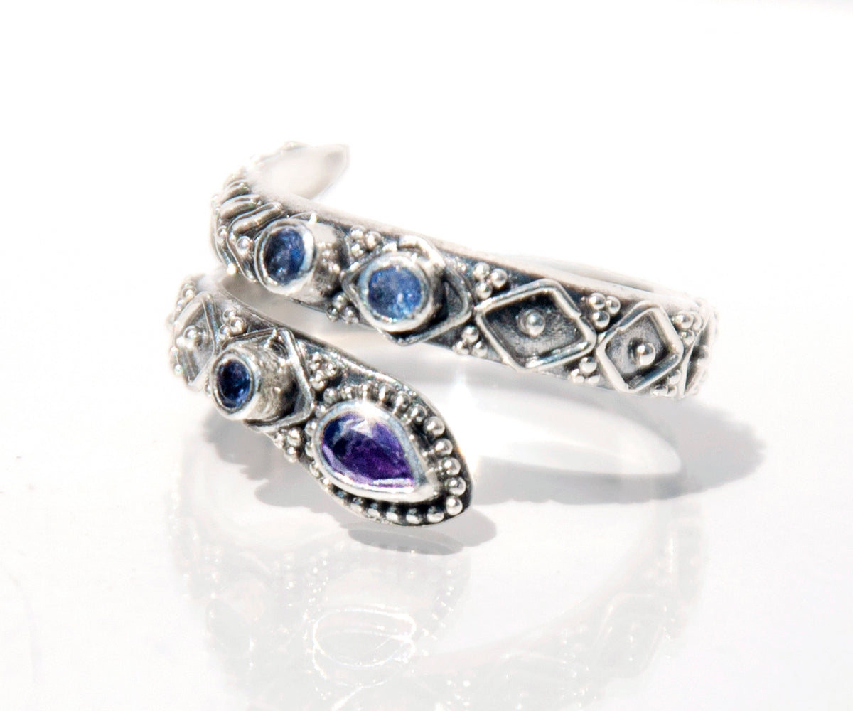 Anillo Kundalini Amatista