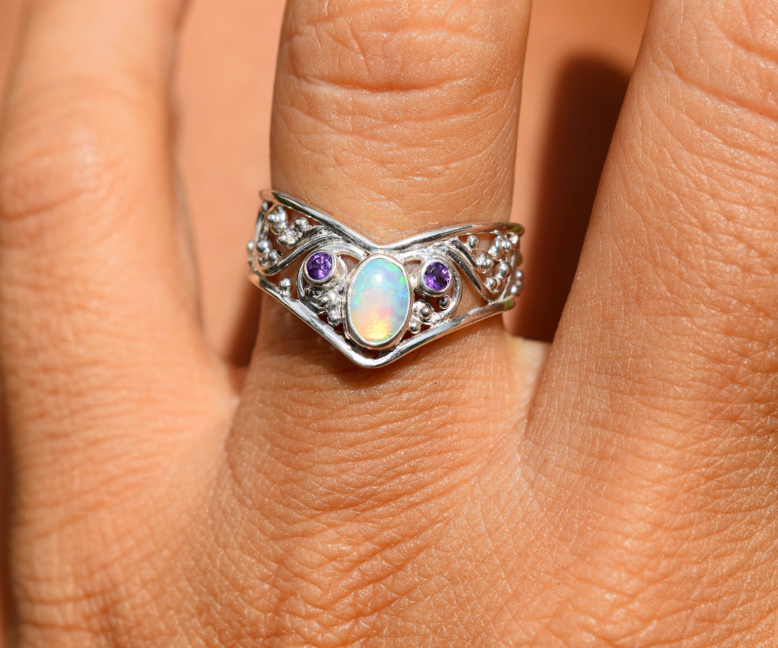 Anillo Calisto Ópalo