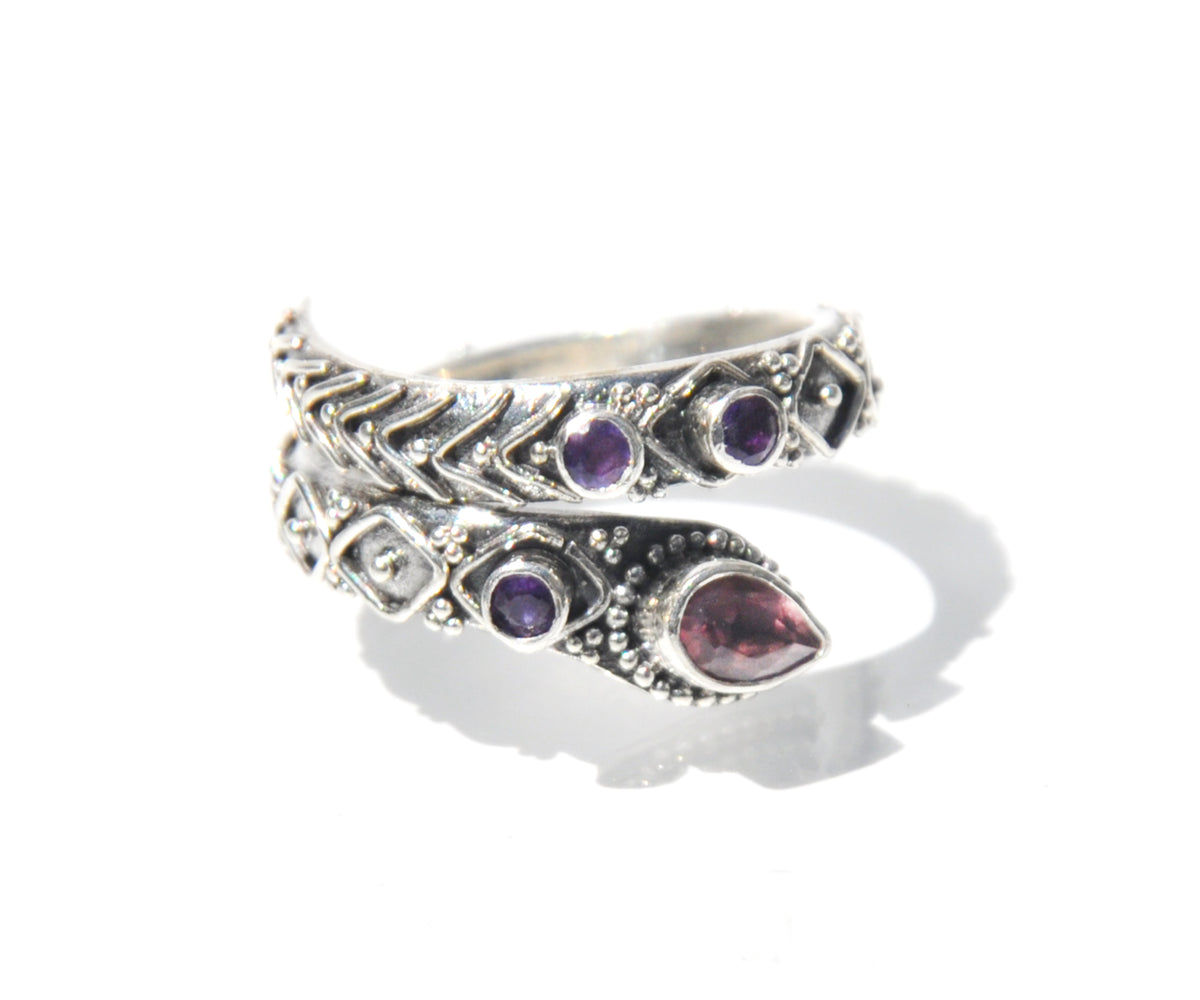 Anillo Kundalini Turmalina