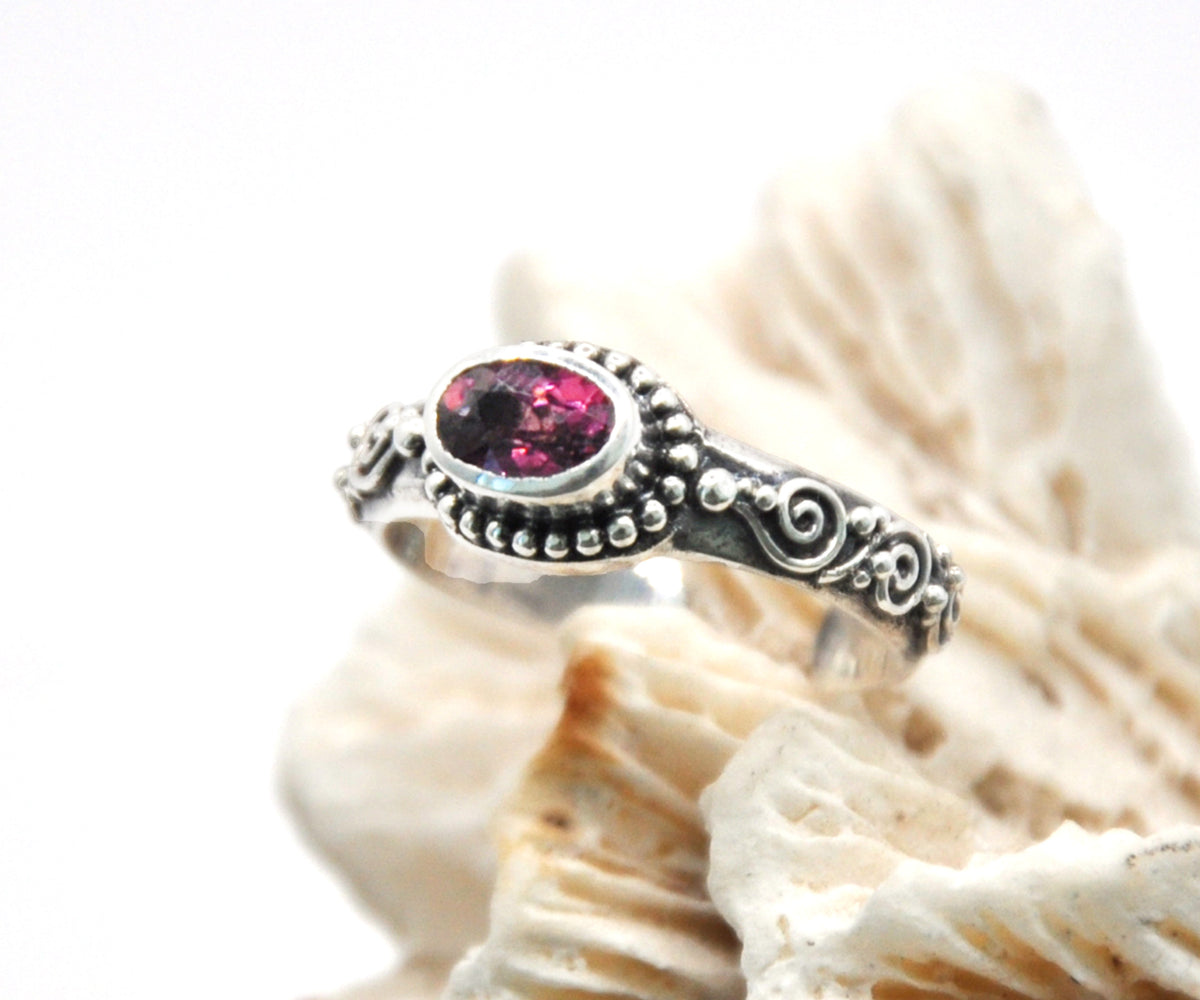 Anillo Pie Dreams Rodolita