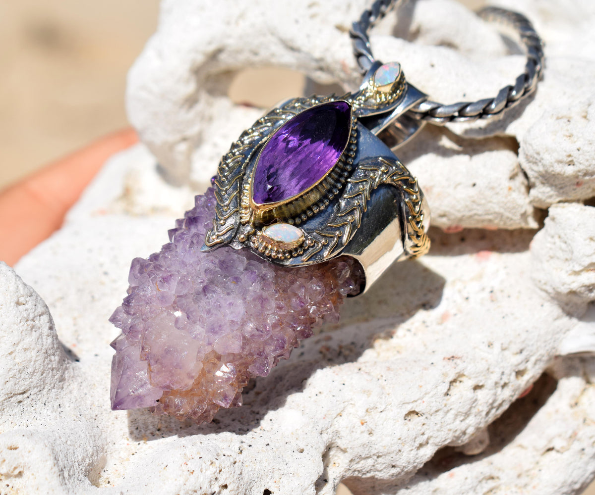 Amuleto kundalini Spirit Amatista