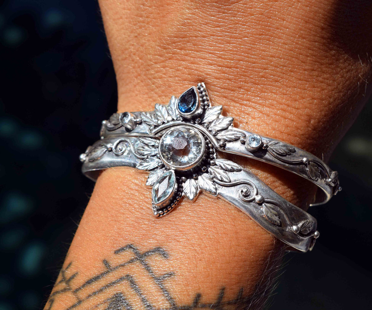 Pulsera Pocahontas Aguamarina