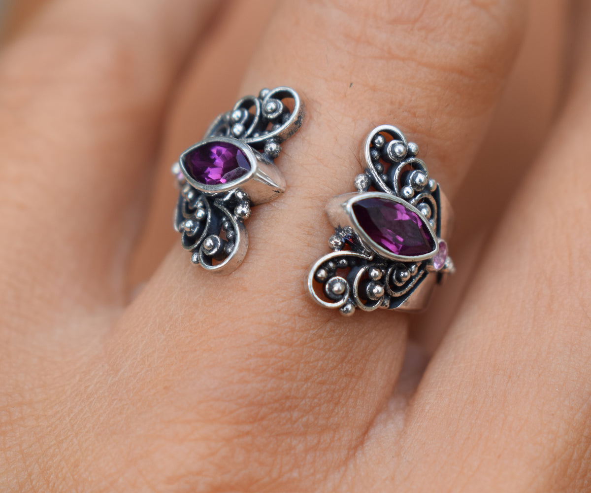 Anillo Butterfly Rodolita