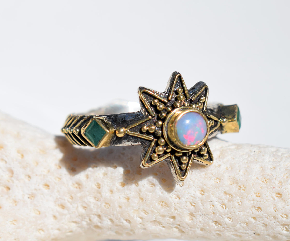 Anillo Cosmic Venus Opalo