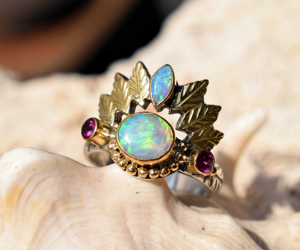 Anillo Pocahontas Opalo