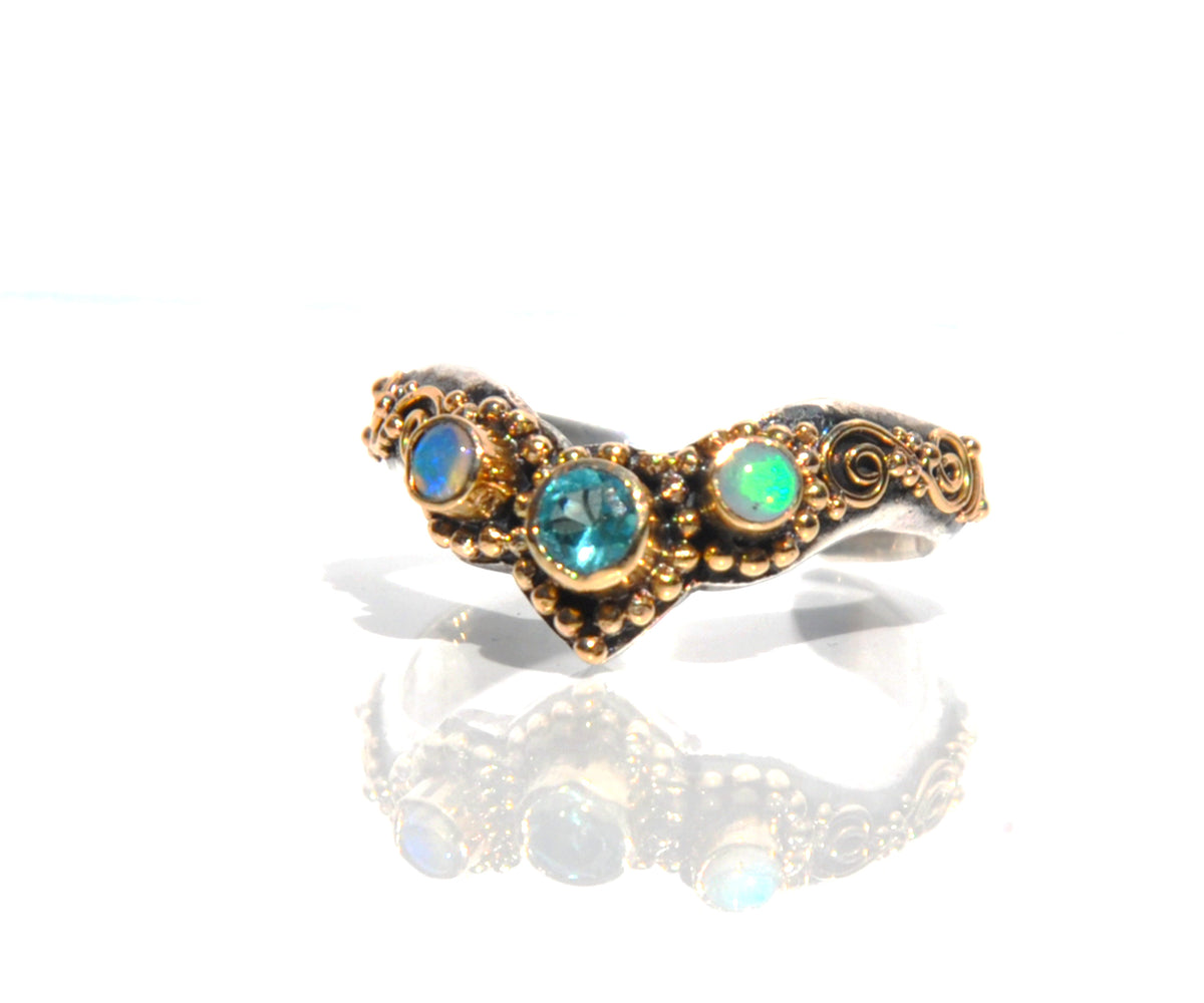 Anillo Pie Fusión Apatita