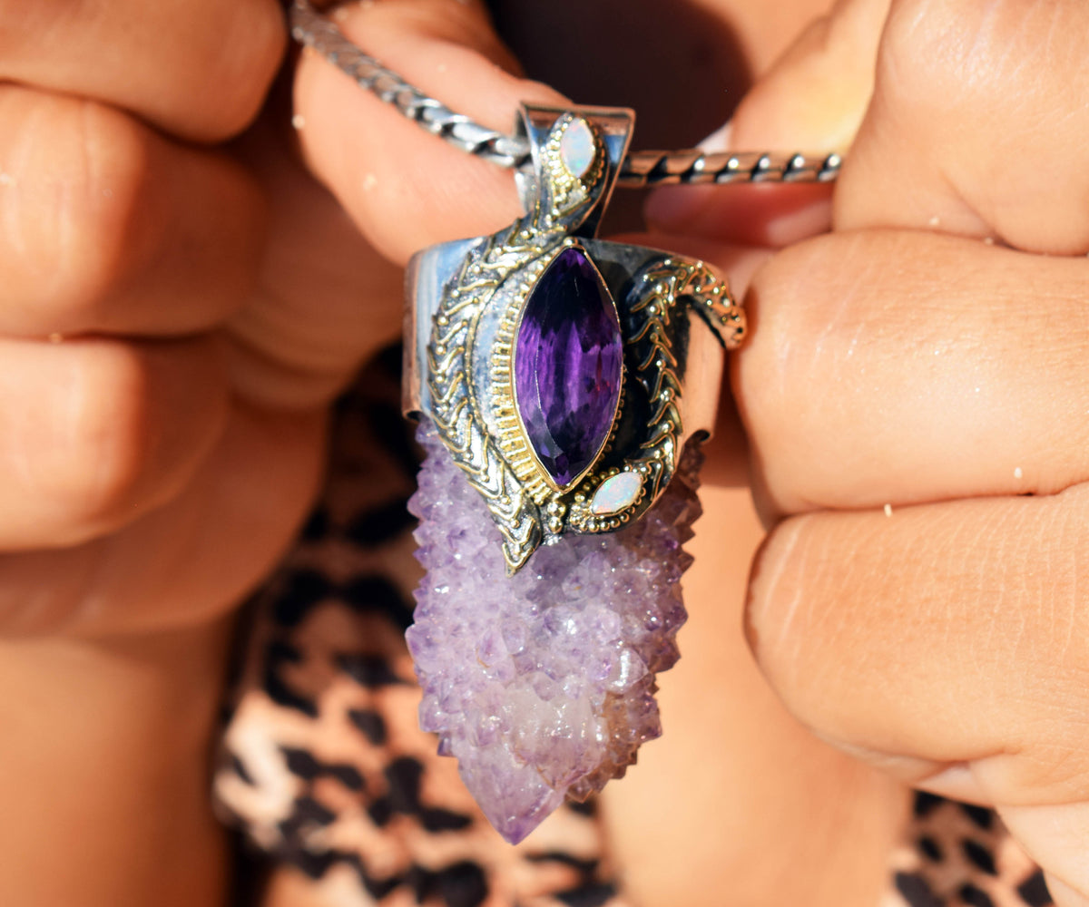 Amuleto kundalini Spirit Amatista