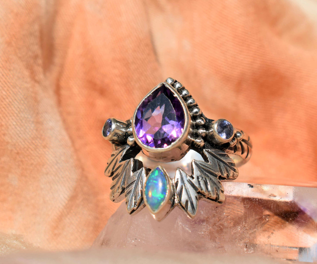 Anillo Pocahontas Amatista