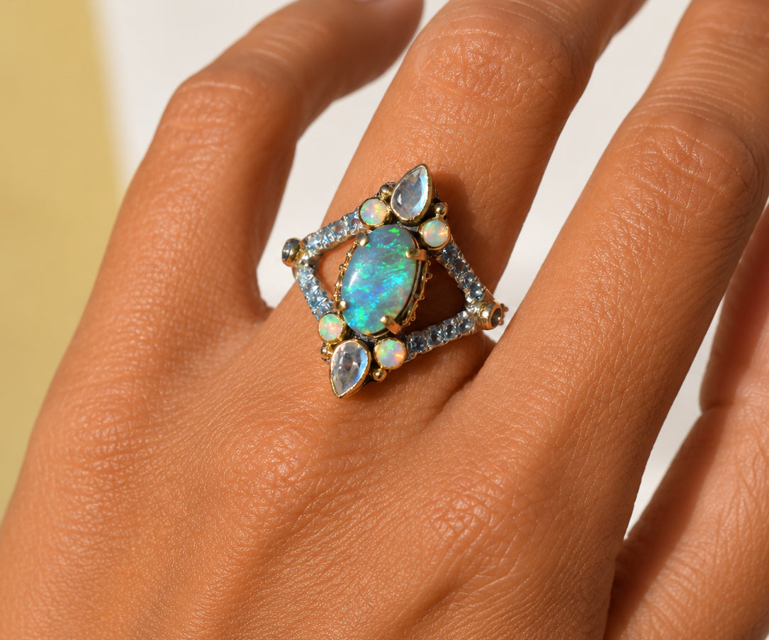 Anillo Triada Ópalo