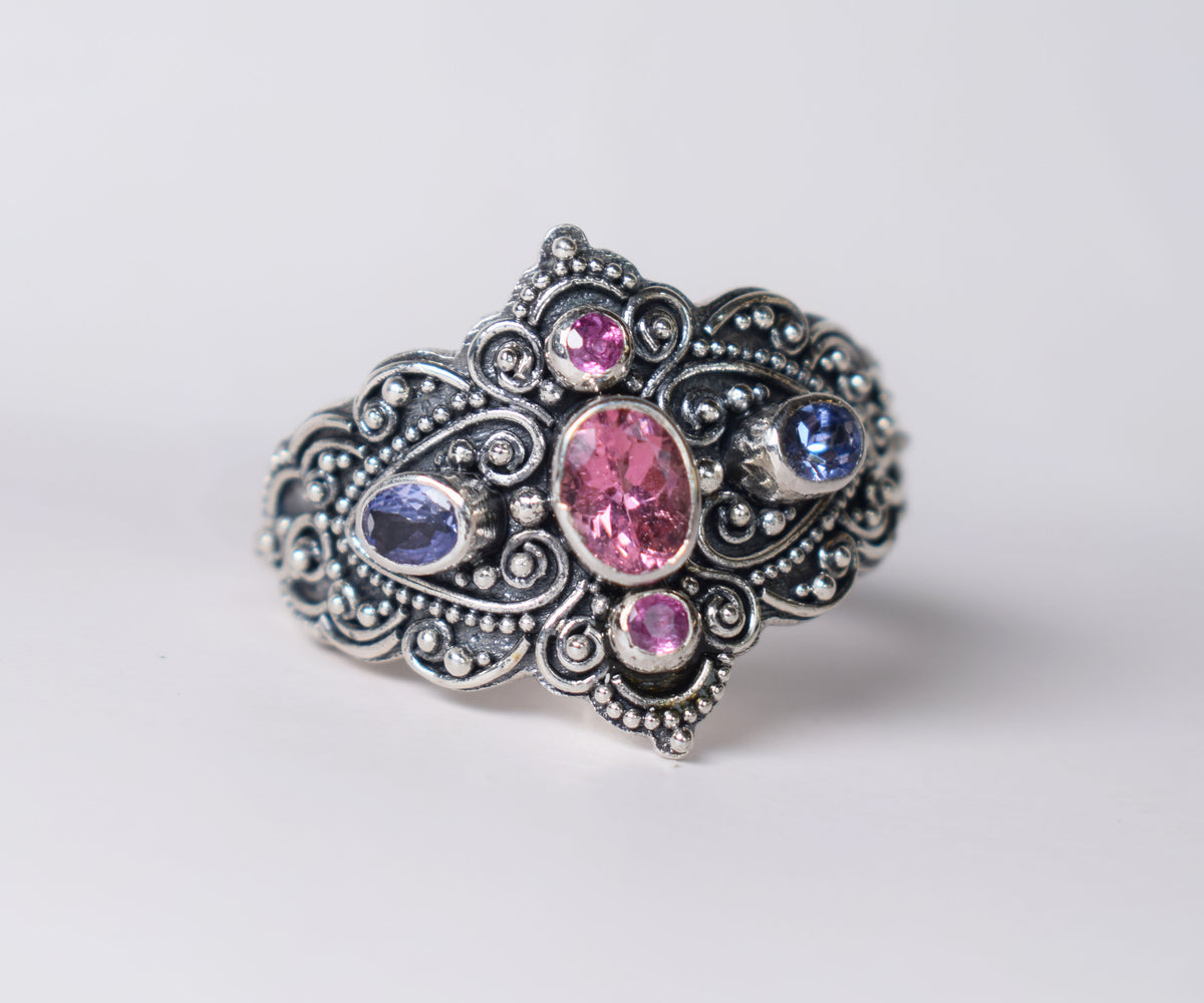 Anillo Kerala Turmalina