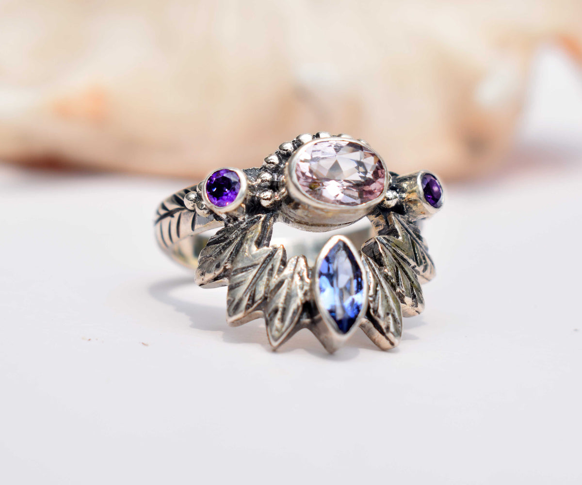 Anillo Pocahontas Morganita