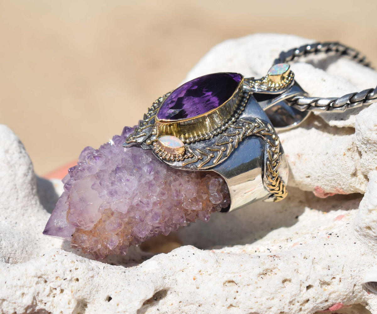 Amuleto kundalini Spirit Amatista