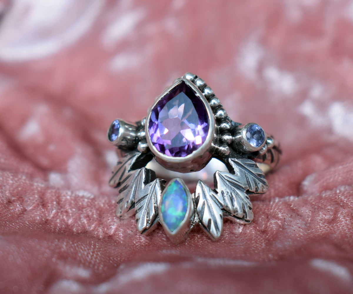 Anillo Pocahontas Amatista