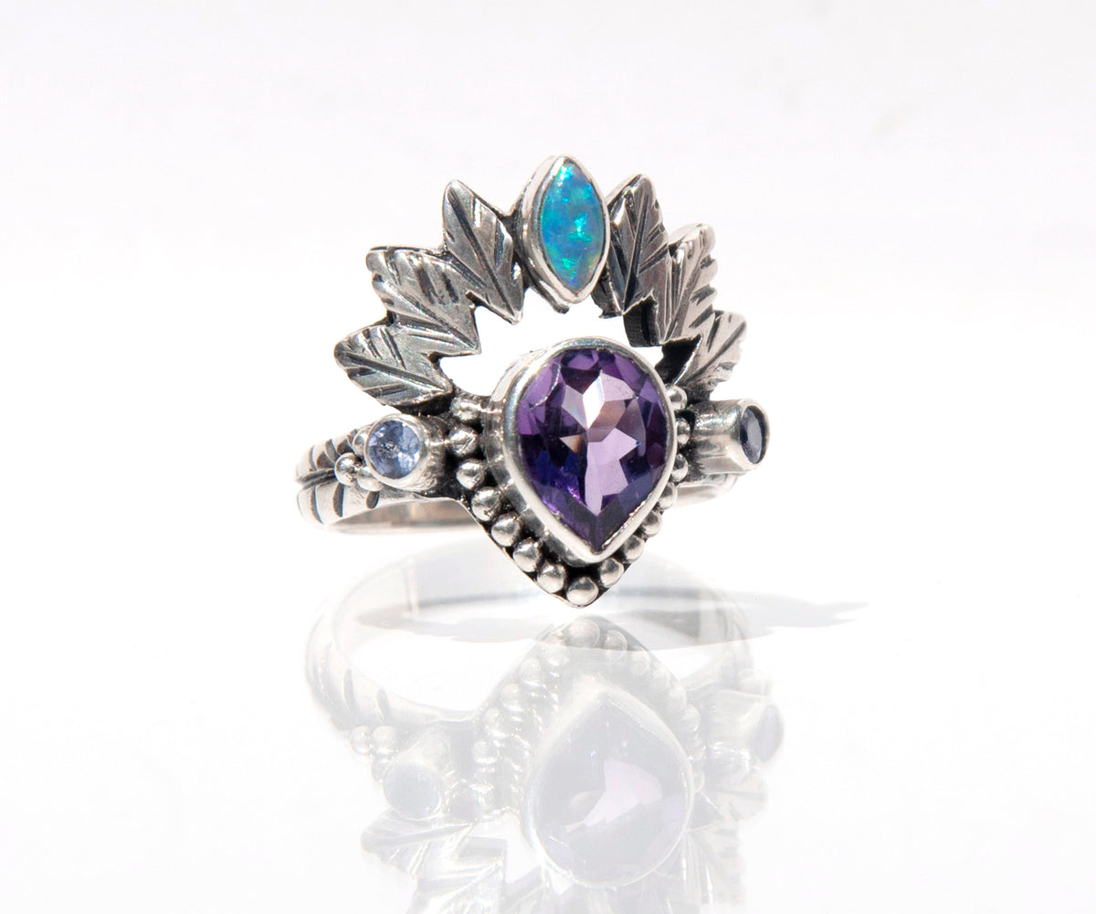 Anillo Pocahontas Amatista