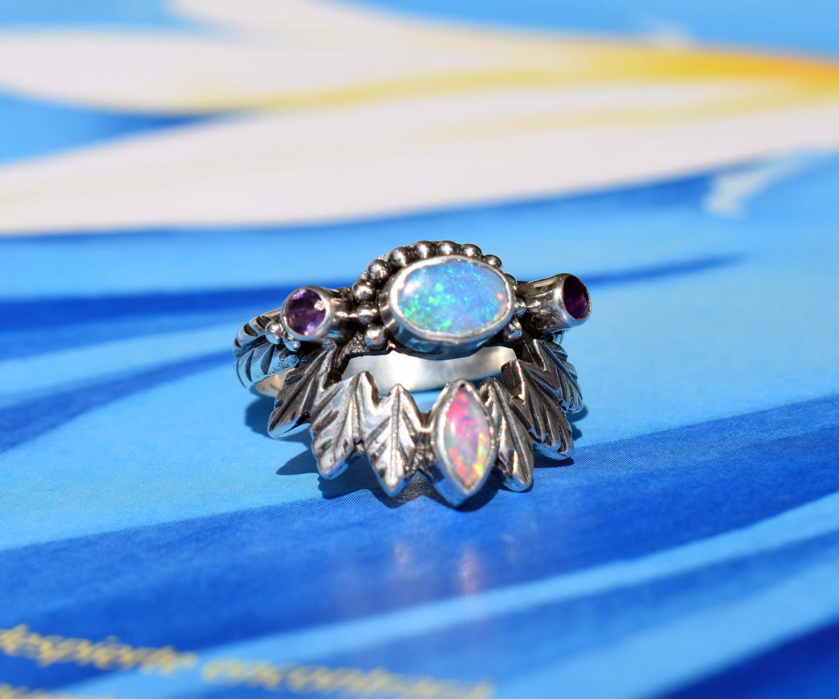 Anillo Pocahontas Opalo Violet