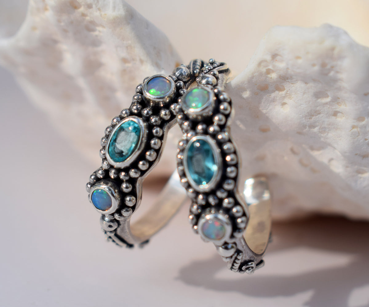 Argollas Roma Apatita Opalos