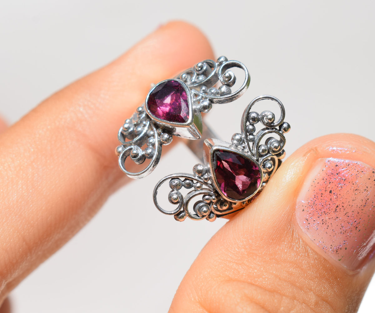 Anillo Open Butterfly Rodolita