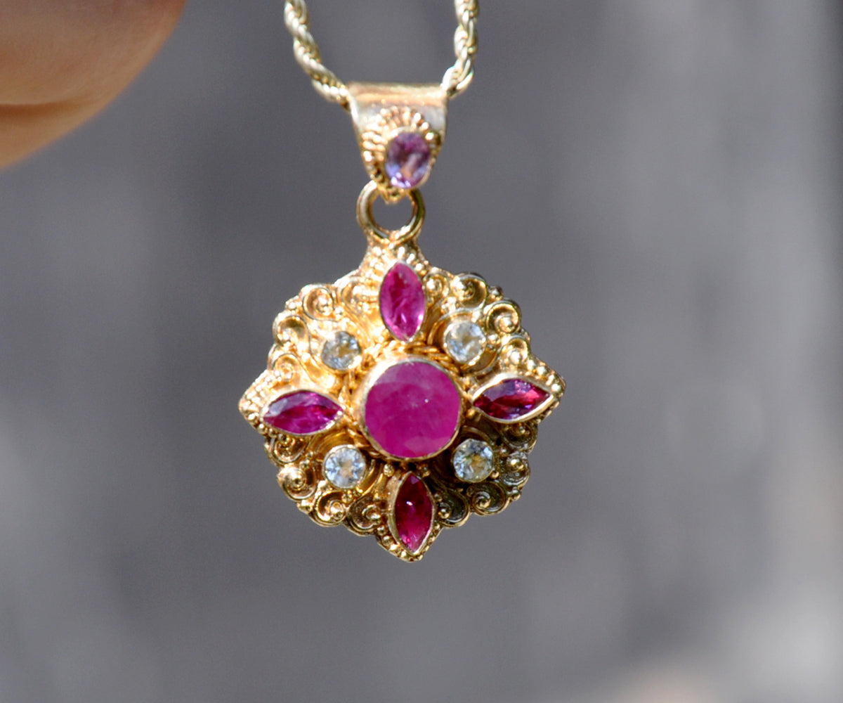 Colgante Lakshmi Rubi