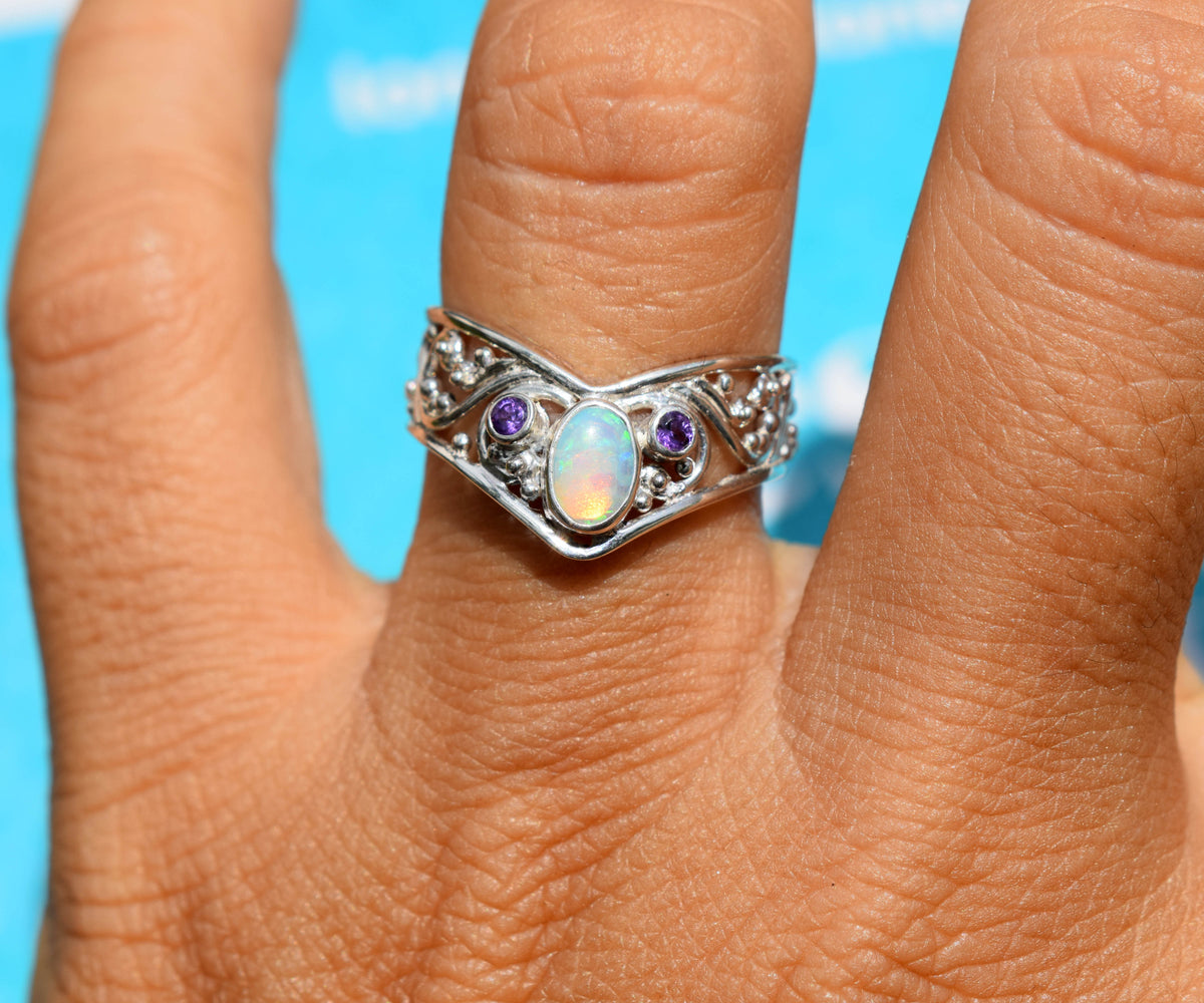 Anillo Calisto Ópalo