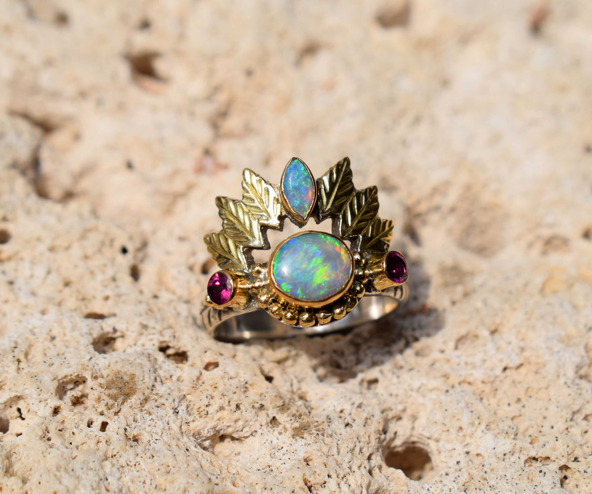 Anillo Pocahontas Opalo