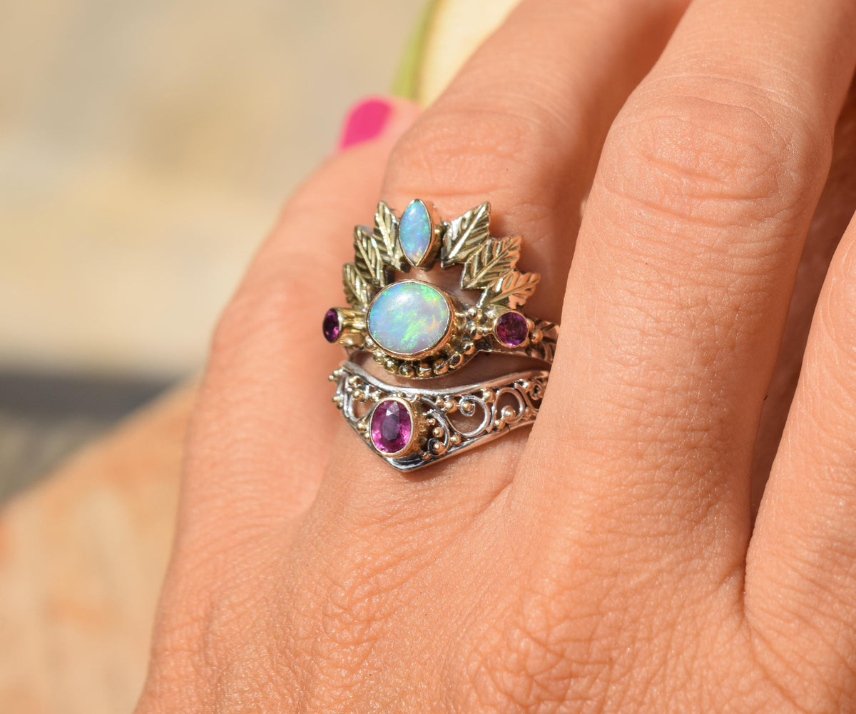 Anillo Calisto Zafiro Pink