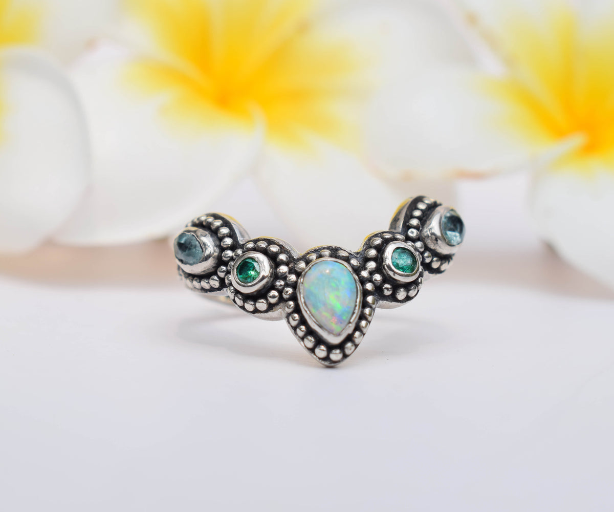 Anillo Fusion Petra Opalo