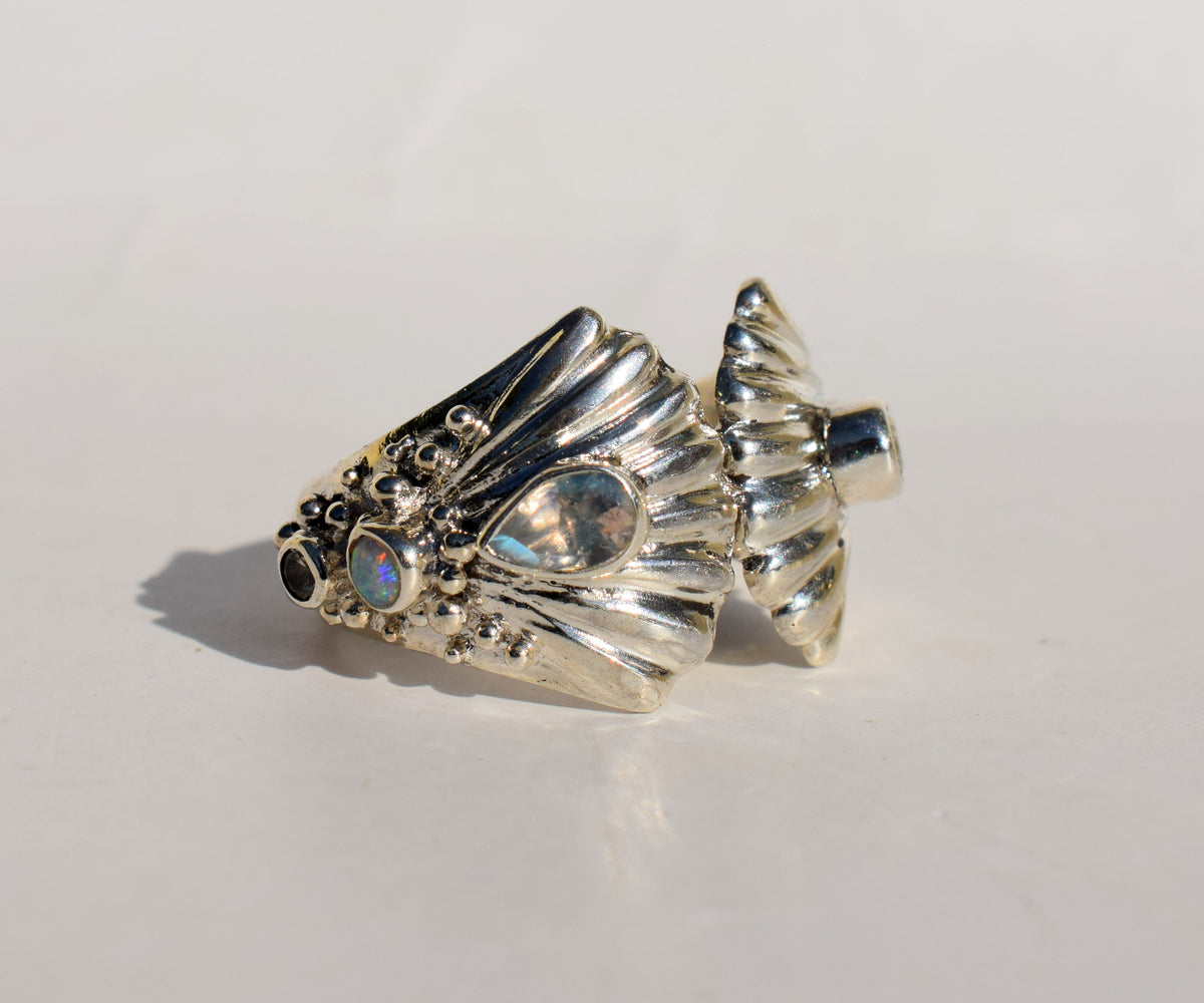 Anillo Oceana Piedra Luna