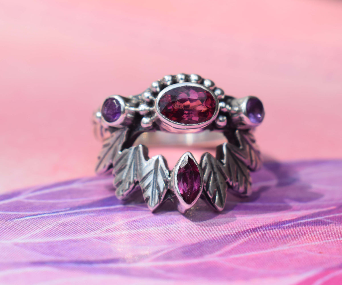 Anillo Pocahontas Rodolita