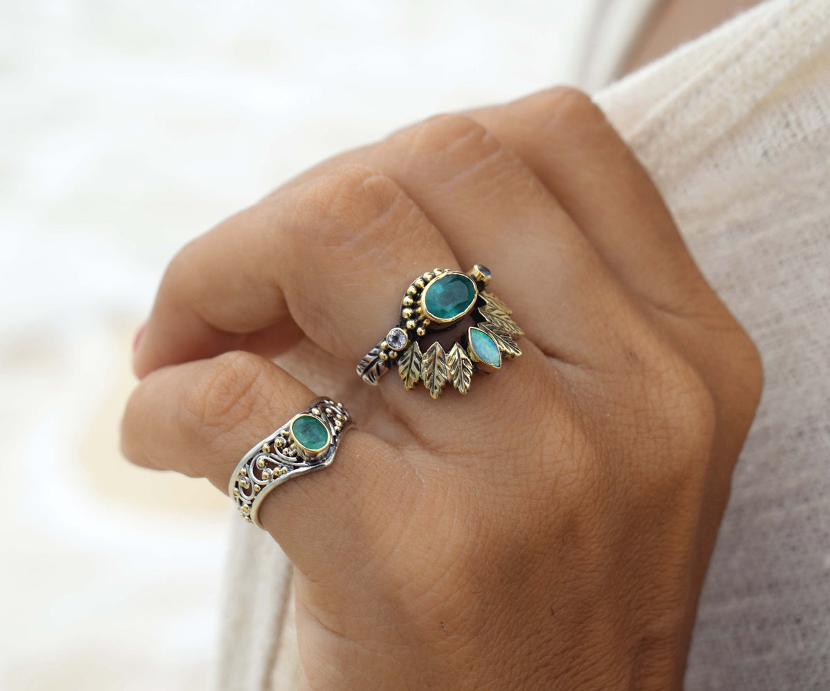 Anillo Calisto Esmeralda