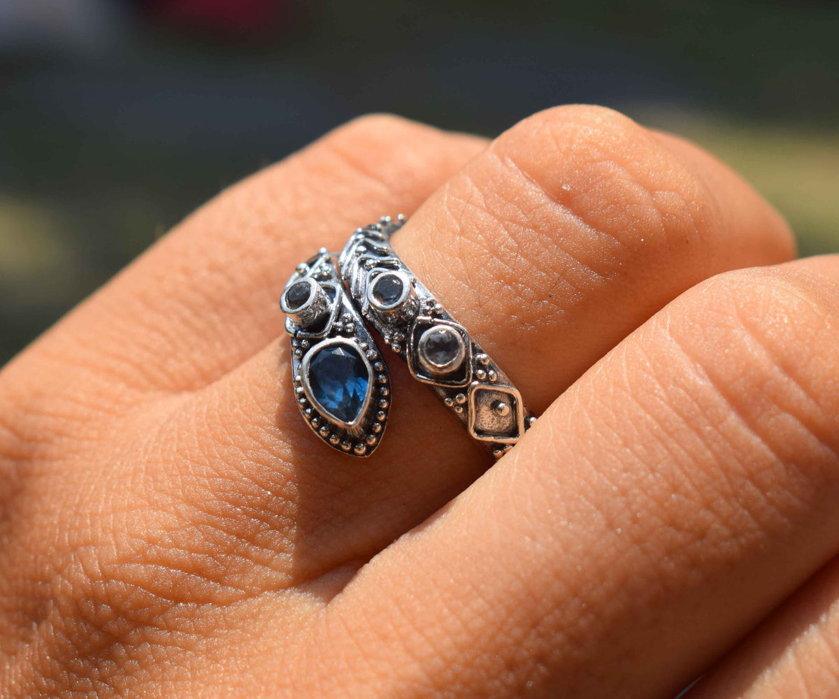 Anillo Kundalini Topacio