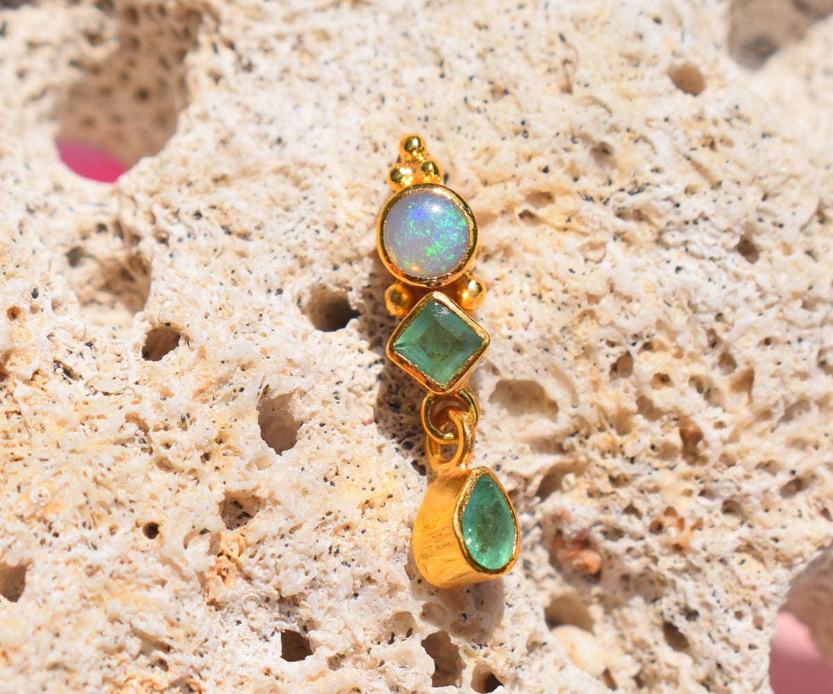 Solitario Tinkerbell Esmeralda