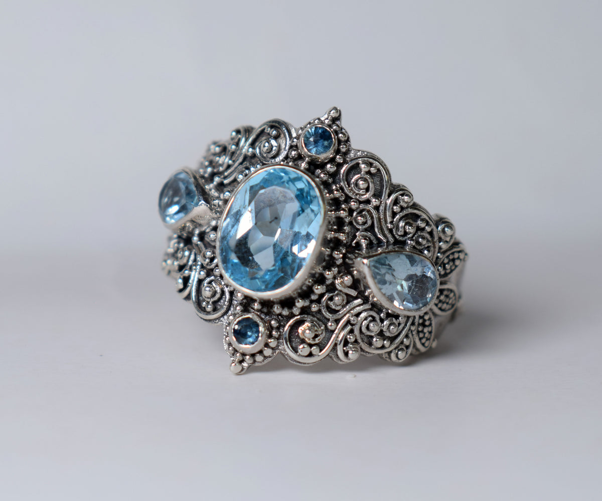 Anillo New Lotus Topacio