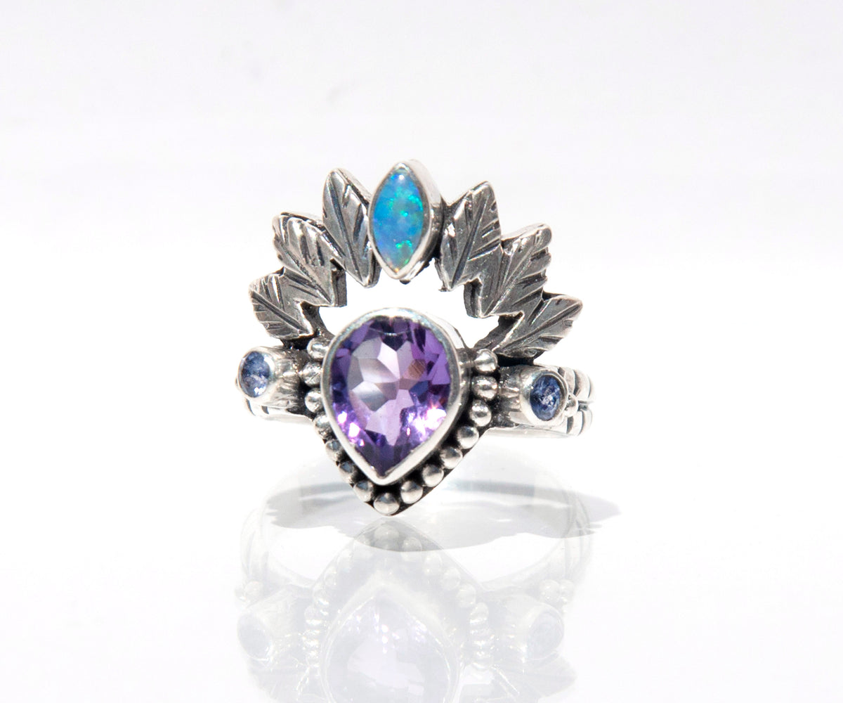 Anillo Pocahontas Amatista