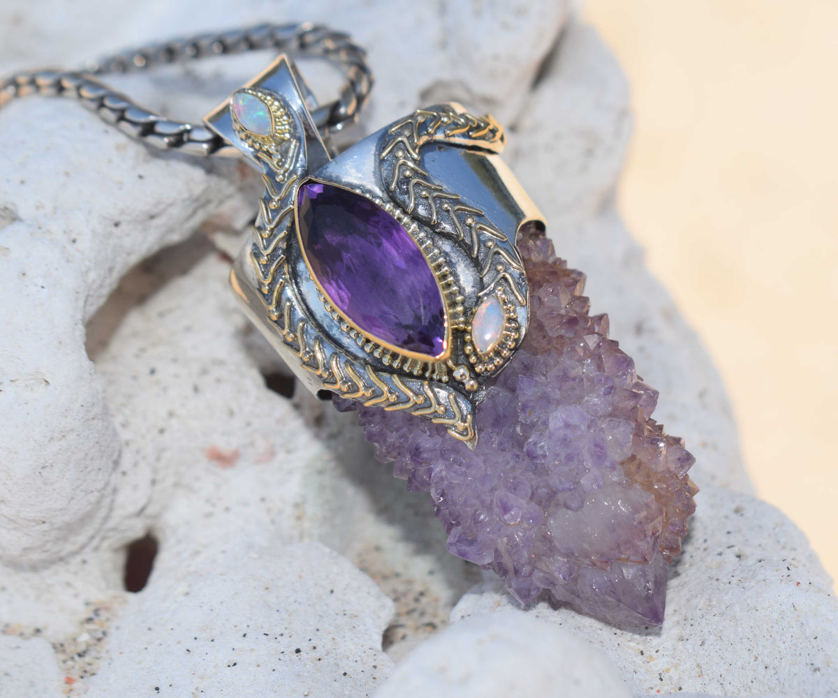 Amuleto kundalini Spirit Amatista