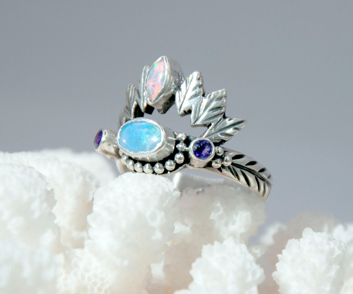 Anillo Pocahontas Opalo Violet