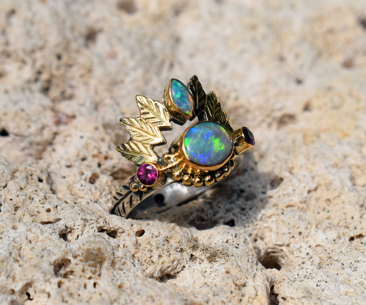 Anillo Pocahontas Opalo